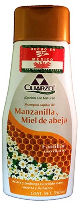  Shampoo capilar de Manzanilla y Miel de Abeja